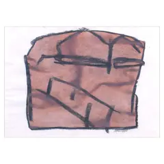 Roberto Chabet, Untitled, mixed media on paper