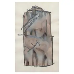 Untitled by Roberto Chabet, mixed media on paper, sold Jul 2025