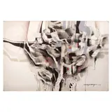 Paco Gorospe, Composition and Black and White, oil on canvas