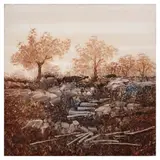 Paco Gorospe, Landscape, oil on canvas