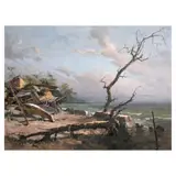 Gabriel Custodio, Landscape, oil on canvas