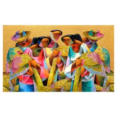 Adrian Morales, Untitled, acrylic on canvas