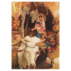 Nestor Leynes, Mother and Child, oil on board