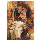 Nestor Leynes, Mother and Child, oil on board