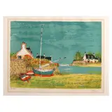 Juvenal Sansó Garrit, Brittany Coast 2, limited edition lithograph 101 / 260