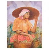 Isabelo M. Quiles, Tindera ng Bulaklak IX, oil on canvas