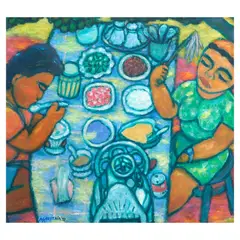 Antonio Austria, Halo-Halo, oil on canvas