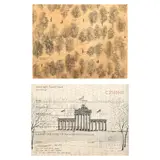 Manuel Baldemor, Untitled, <br /> b.) East and West Berlin Border <br /> signed and dated 1977 (lower left) <br /> pen and ink on paper <br /> 4 1/4” x 6” (11 cm x 15 cm)