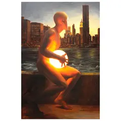 Joel “Welbart” Bartolome, A Good Night to Dream, oil on canvas