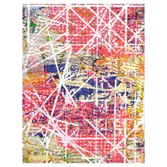 Sam Penaso, Colours 25, acrylic on canvas