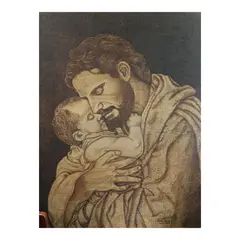 Buddy Navidad, Father and Son, pyrogprahy
