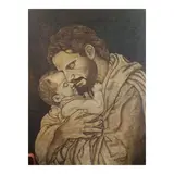 Buddy Navidad, Father and Son, pyrogprahy