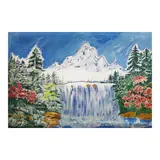 Kelvin C. Tambong, The Beauty of Nature, acrylic on canvas