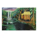 Marlon L. Fernandez, Tranquil Flow, acrylic on canvas