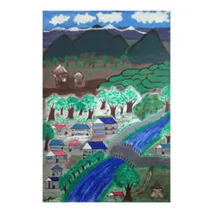 Lyan Ford C. Sales, Protect the Natural Environment, acrylic on canvas