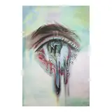 Curt Jan A. Padre, Eye of Fear, acrylic on canvas