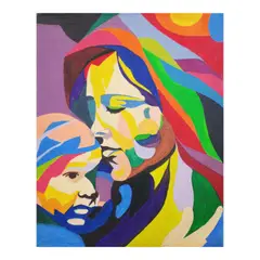 King Alden M. Rivera, Aubrey, acrylic on canvas
