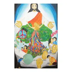 Apple Tangalin Anito, Haven, acrylic on canvas