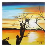 James Hitfield B. Enriquez, Chasing the Last Light, acrylic on canvas
