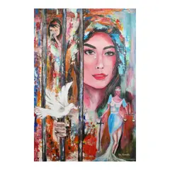 Ma. Cherrie E. Esumadia, Untitled, acrylic on canvas