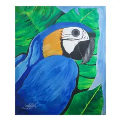 Christopher C. Calanuga, The Parrot, acrylic on canvas