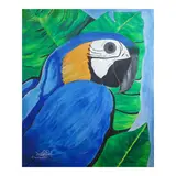 Christopher C. Calanuga, The Parrot, acrylic on canvas