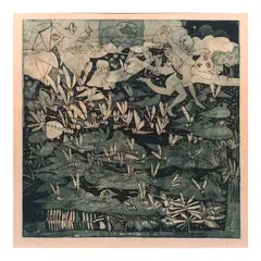 Manuel Rodriguez Sr., Buds, etching 1/50