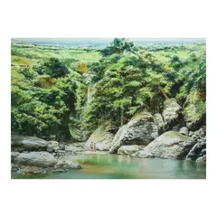 Toti Cerda, Lambak, watercolor on paper