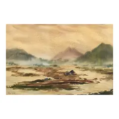 Leon Pacunayen, Untitled, watercolor on paper
