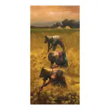 Harvest by Cesar Buenaventura, oil on canvas, sold May 2025