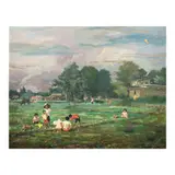 Loreto Racuya, Kites, oil on canvas