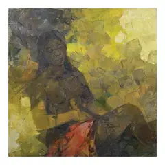 Crispin Lopez, Nude, oil on canvas