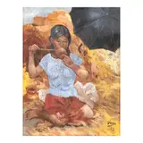 Demetrio Diego, Untitled, oil on wood