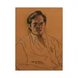 Portrait of a Man by Federico Aguilar Alcuaz, pastel on paper, sold May 2025