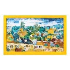 The View from my Window by Norma Belleza, oil on canvas, sold May 2025