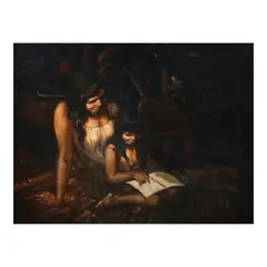 Jose Blanco, Unang Hakbang (First Step), oil on canvas