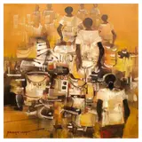 Paco Gorospe, Women, oil on canvas