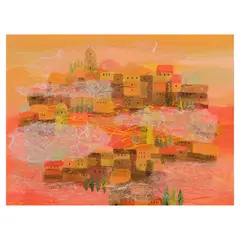 Manuel Baldemor, Summertime in Central Europe, mixed media