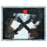 Virgilio Pandy Aviado, Abstraction, oil on canvas