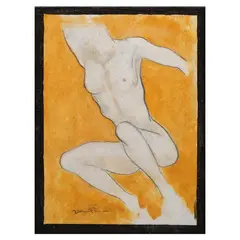 Nude by Ronald Ventura, oil on canvas, sold May 2025