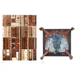a.) Improvise b.) Untitled by a.) Benjie Bisaya b.) Renz Baluyot, a.) mixed media b.) mixed media and found objects on wood, sold May 2025