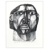 Andres Barrioquinto, Sorrow, pen and ink on paper