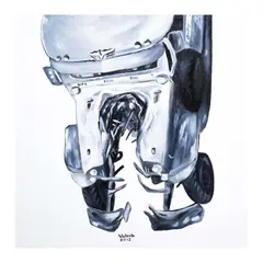 Jay Valente, Transformation of a Jeepney, oil on canvas