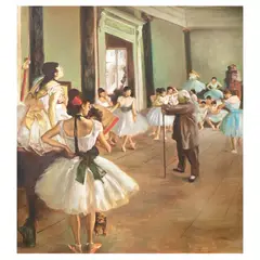 Eufemio Rasco IV, The Dance Class (After Edgar Degas), oil on canvas