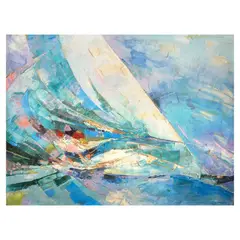 Rick Laurence, Abstraction, oil on canvas