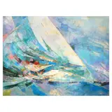 Rick Laurence, Abstraction, oil on canvas