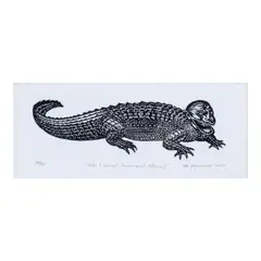 Elmer Borlongan, CGO “Corrupt Government Official”, rubber cut print<br /> 25/50