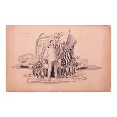 Untitled by Carlos "Botong" V. Francisco, watercolor on paper, sold Jan 2025