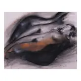 Rene Robles, Nude, Pastel on paper