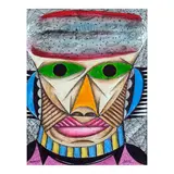 Nunelucio Alvarado, "Nawong" Series, mixed media on paper